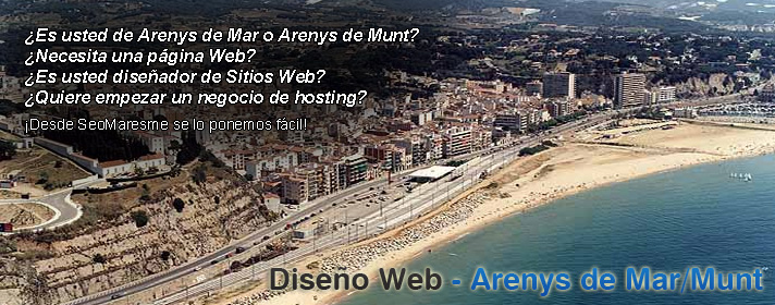 diseño web Arenys de Mar / Munt