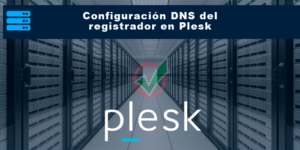 Configuración DNS del registrador en Plesk